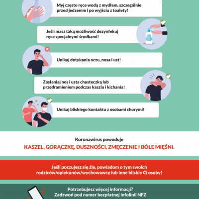 Ulotka: Prewencja Koronawirus