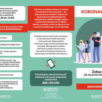 Ulotka: Zapobiegaj Przeciw Koronawirusowi