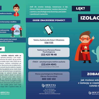 Ulotka: Izolacja Młodzież
