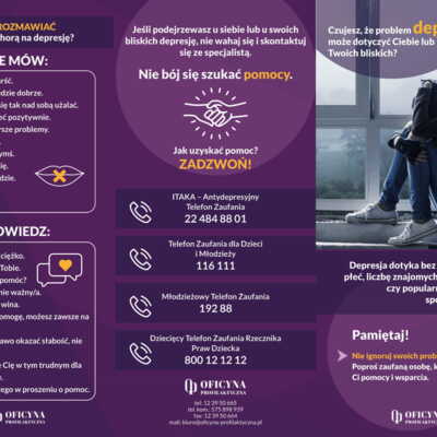 Ulotka: Depresja (Młodzież)