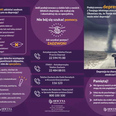 Ulotka: Depresja (Dorośli)