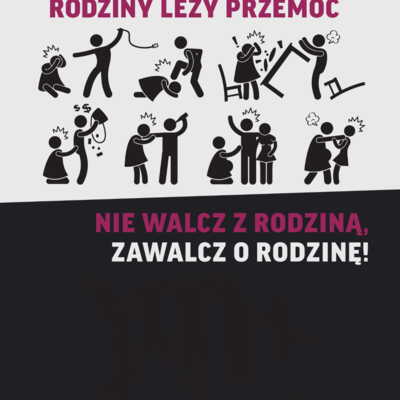 Plakat: Profilaktyka przemocy domowej - sprawca