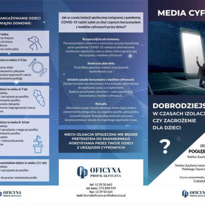 Ulotka: Media Cyfrowe (Rodzice)
