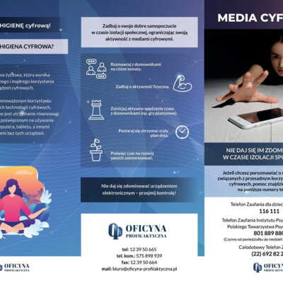 Ulotka: Media Cyfrowe (Młodzież)