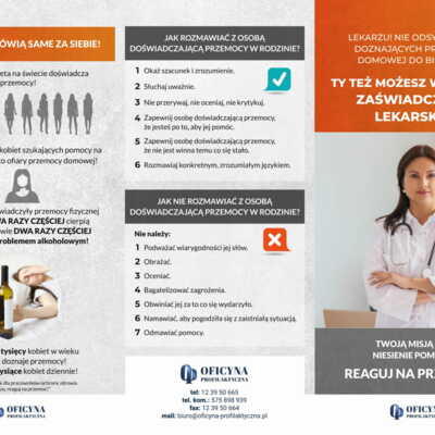 Ulotka: Reaguj Na Przemoc