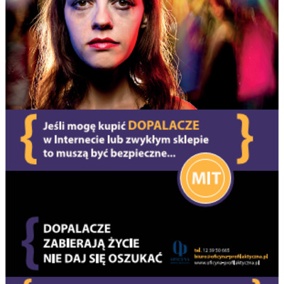 Plakaty: Dopalacze...Dostrzegaj - Rozmawiaj - Przeciwdziałaj (Młodzież)