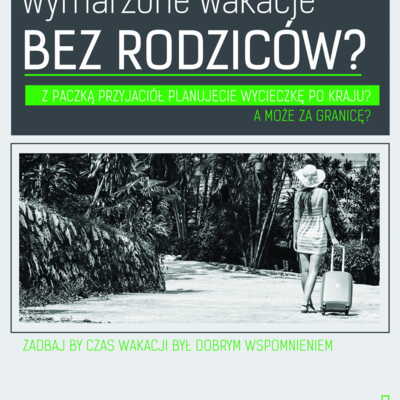 Plakat: Bezpieczne wakacje za granicą