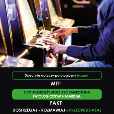 Plakat: Hazard niebezpieczna gra o życie (Rodzice)