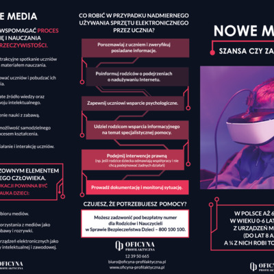 Ulotka: Media (Pedagodzy)