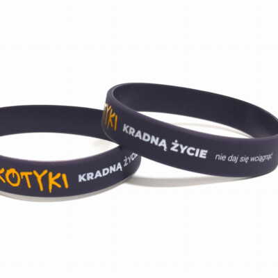 Opaska Silikonowa Narkotyki Kradną Życie