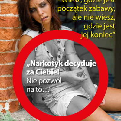 Plakat: Profilaktyka uzależnienia od narkotyków dla młodzieży